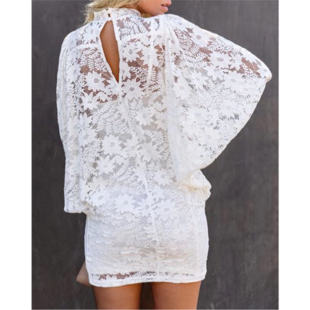 VICI - (NEW) STANDOUT STYLE LACE MINI DRESS